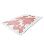 Voir la diapositive 4 : Paris Prix Tapis Imitation Fourrure  Rabbit  Rose & Blanc