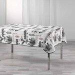 Paris Prix Nappe Imprimée  Cocoty  150x240cm Blanc & Gris