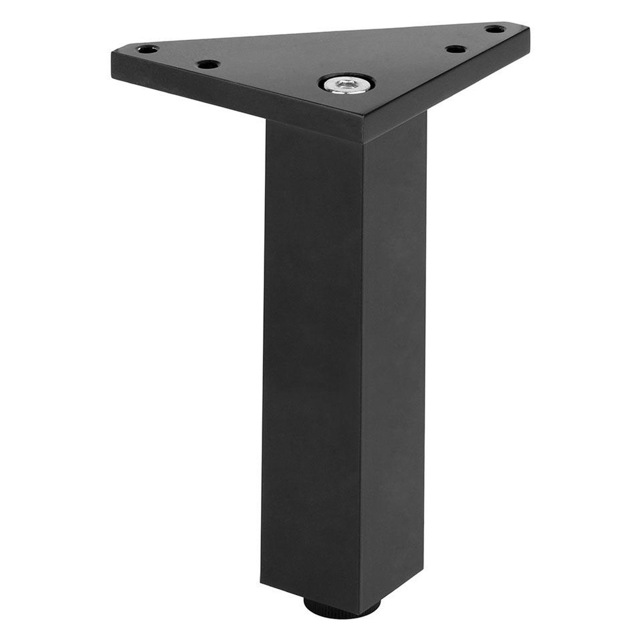 CENTRALE BRICO Pied de meuble fa002 150 mm réglable noir mat