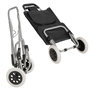 Voir la diapositive 4 : tectake Chariot de courses à roulettes pliable noir