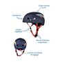 Voir la diapositive 2 : Micro Casque Vélo et Trottinette Rocket  boucle magnétique  lumière LED intégrée  Taille S