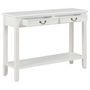 Voir la diapositive 2 : VIDAXL Table console Blanc 110x35x80 cm Bois