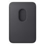 Voir la diapositive 3 : APPLE Porte-cartes MagSafe tissage fin Noir