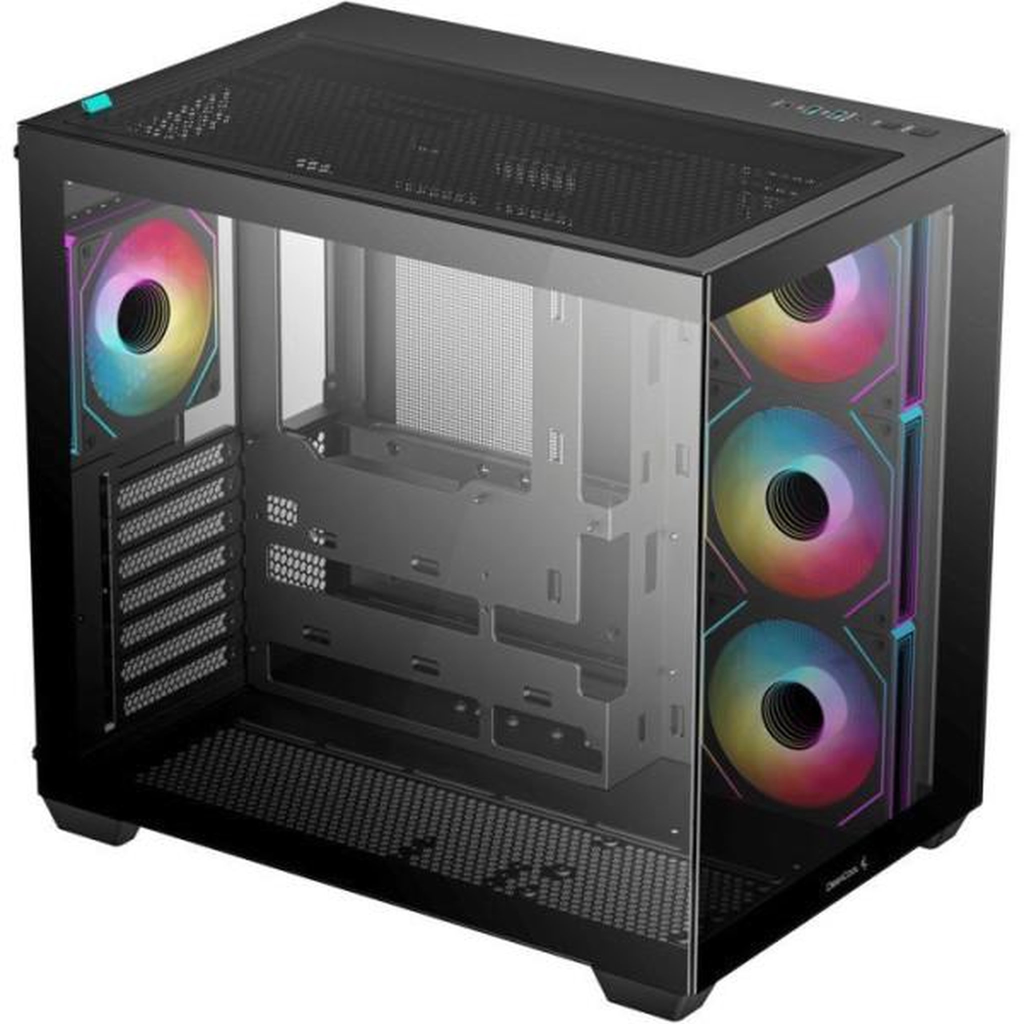 Voir la diapositive 2 : Deepcool Boitier PC - DEEPCOOL - R-CG530-BKADA4-G-1 - Mini tour - Format Mini-ITX / Micro-ATX / ATX & Micro-ATX - 4 ventilateurs ARGB - N