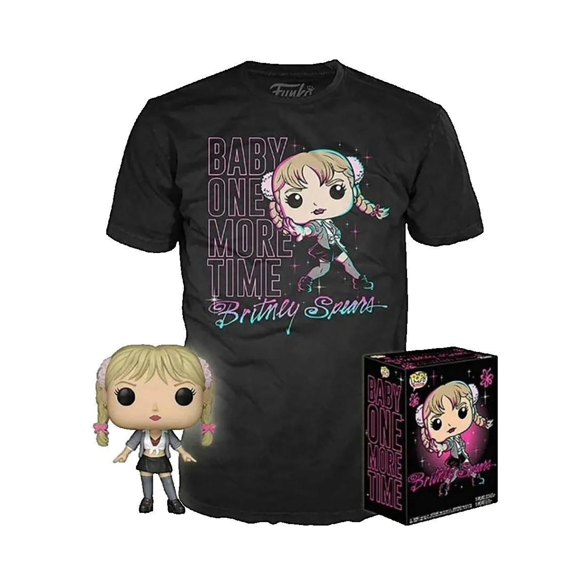Funko Figurine Funko Pop funko Britney Spears gris 3,75 pouces avec T-shirt taille M