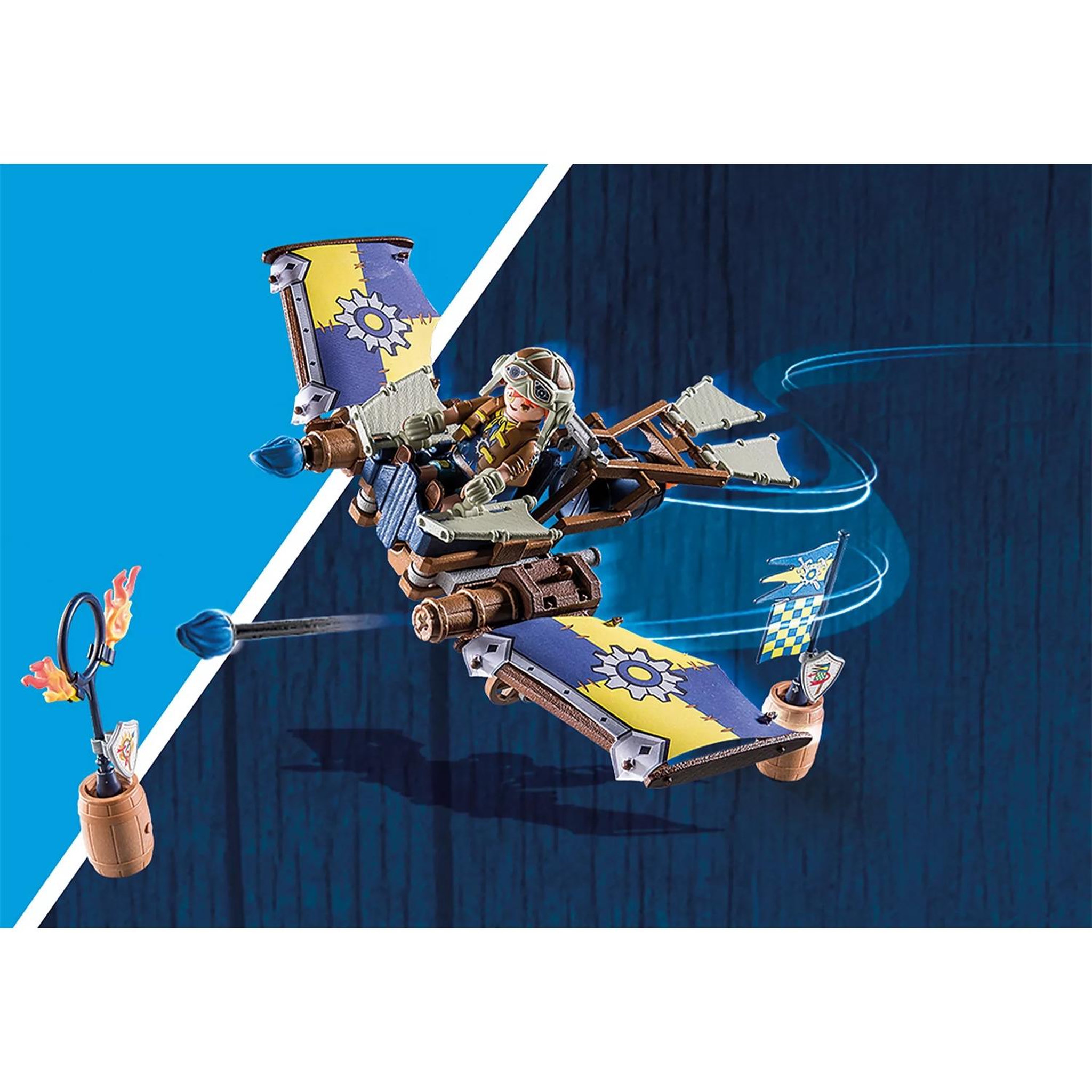 Voir la diapositive 5 : PLAYMOBIL Novelmore Planeur de Dario