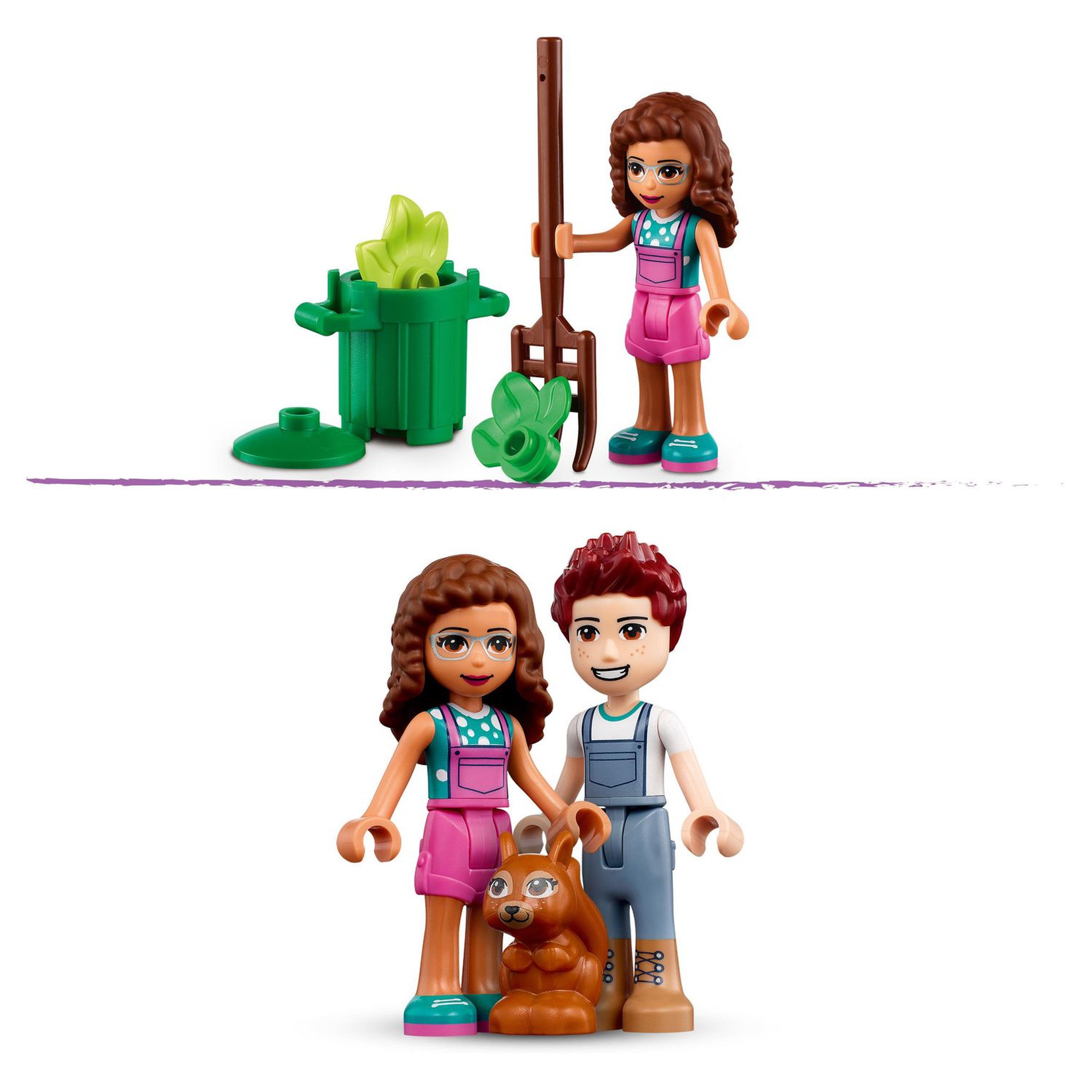 Voir la diapositive 7 : LEGO Friends 41707 Le Camion Planteur d&rsquo;Arbres, Jouet de Construction Voiture Jardin