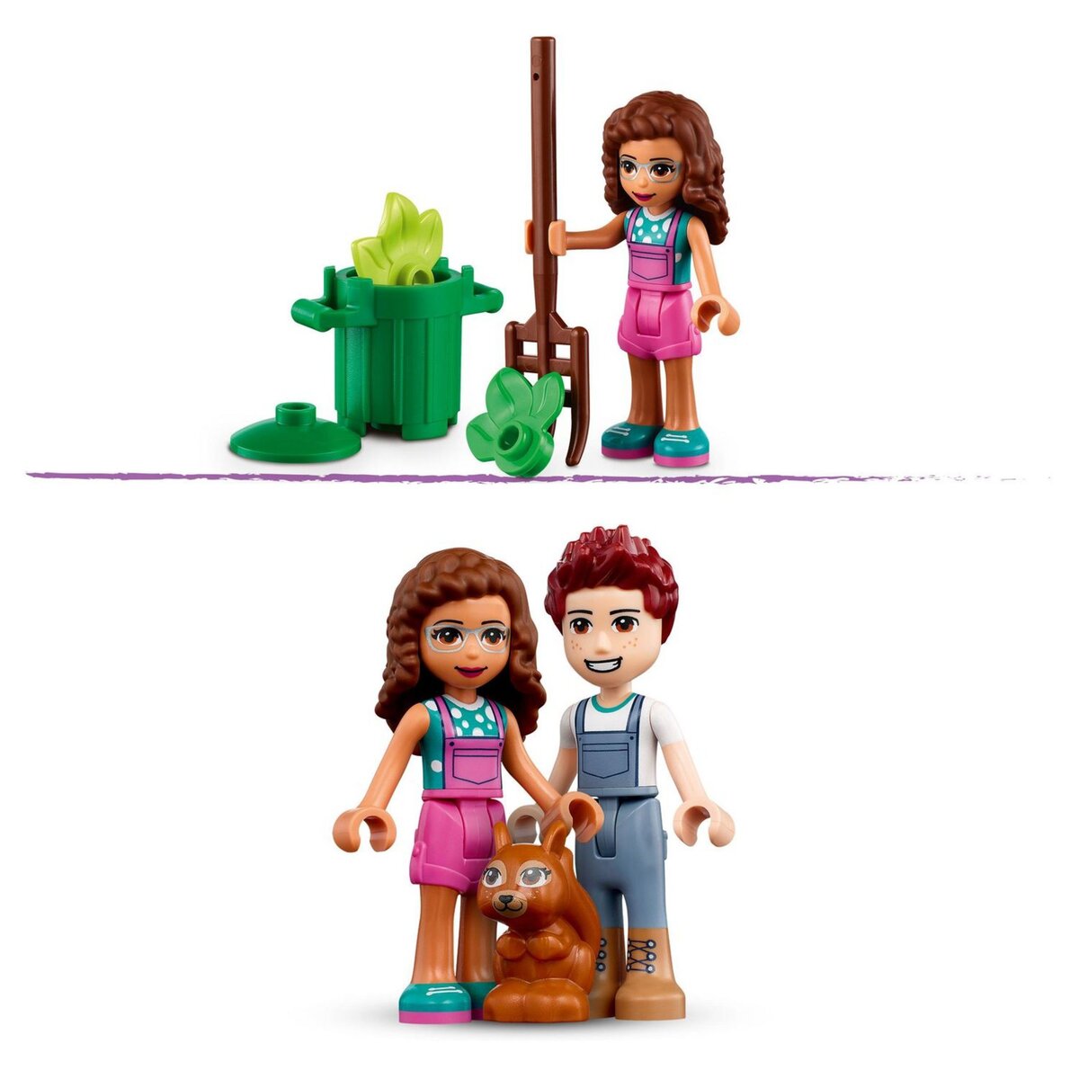 LEGO Friends 41707 Le Camion Planteur d&rsquo;Arbres, Jouet de Construction Voiture Jardin