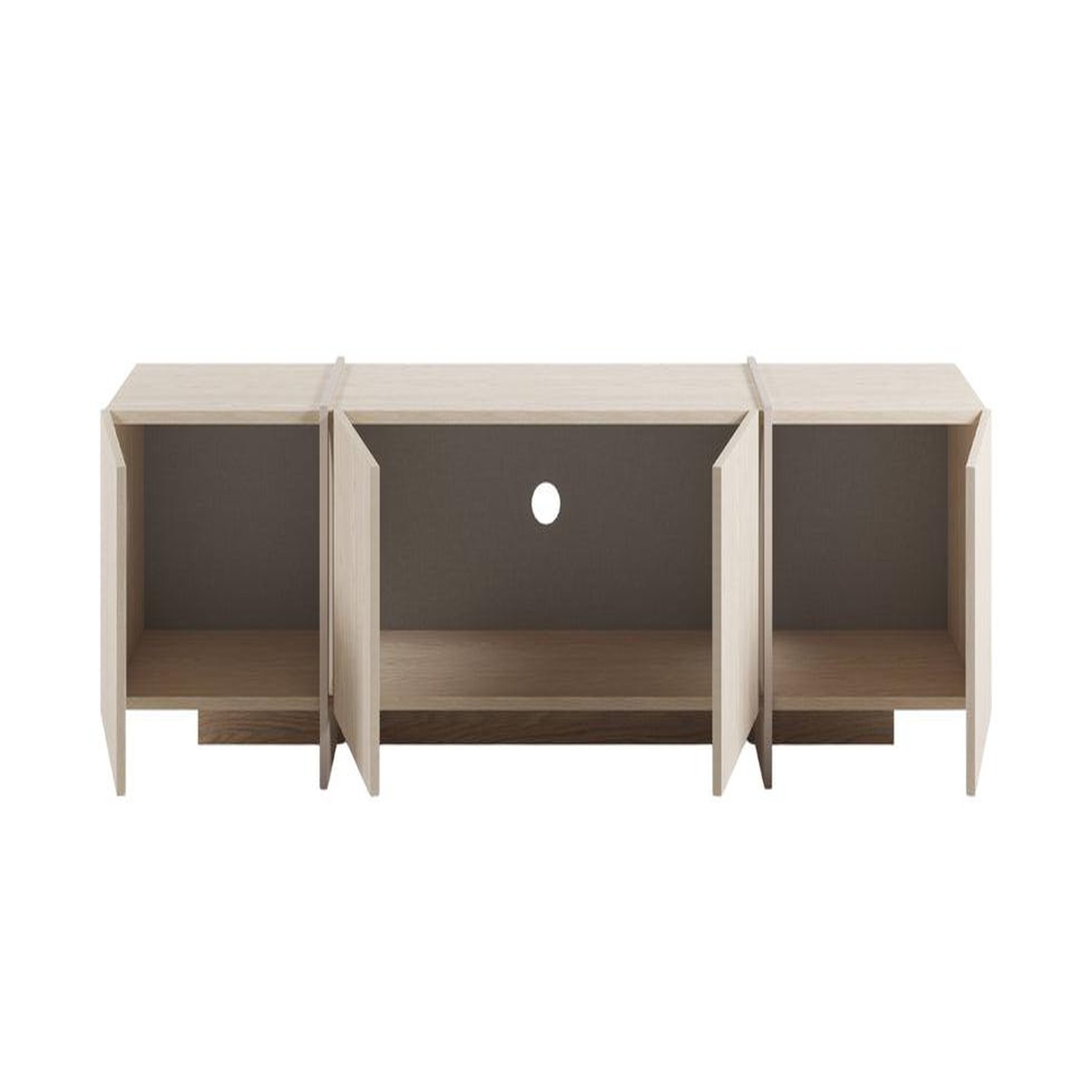 Voir la diapositive 6 : CASANOVA PARIS Hanna - meuble tv 177cm en mélamine beige