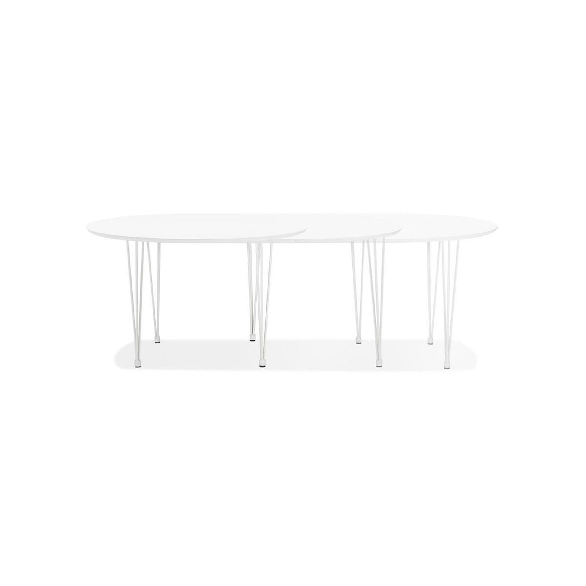 Voir la diapositive 6 : Paris Prix Table de repas extensible  babao  120-220cm blanc