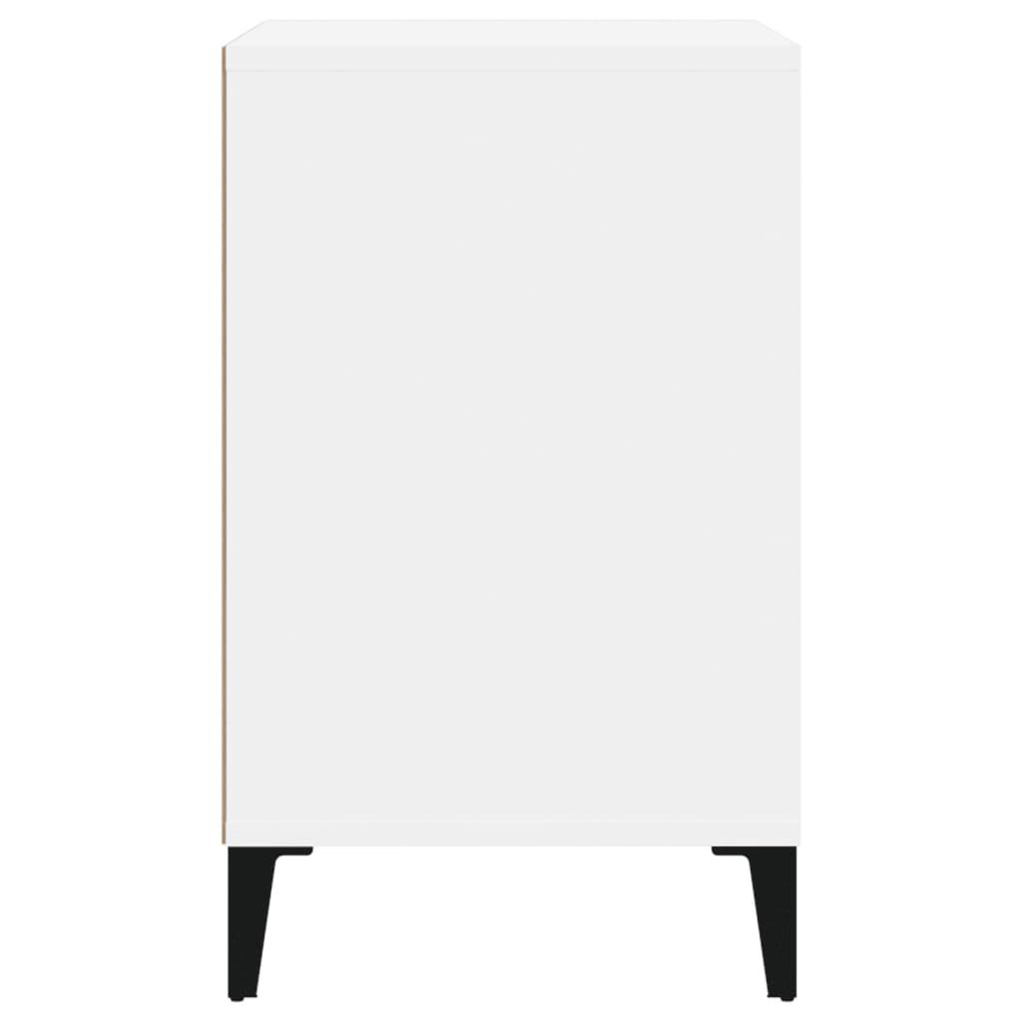 Voir la diapositive 4 : VIDAXL Armoire a chaussures Blanc 102x36x60 cm Bois d'ingenierie