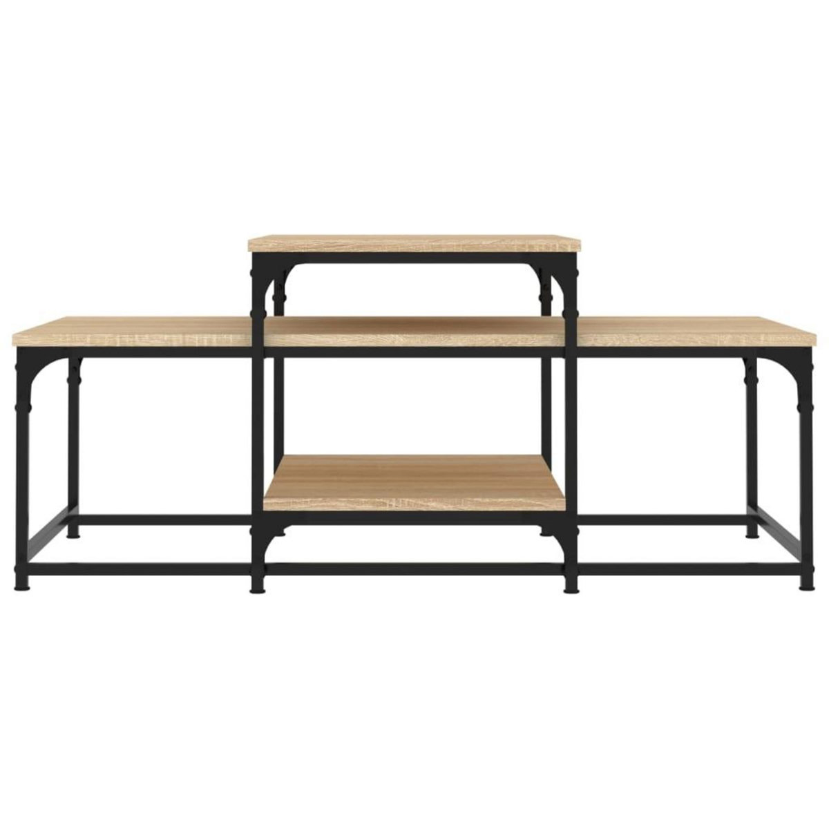 VIDAXL Table basse chene sonoma 102x60x45 cm bois d'ingenierie