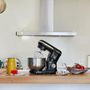 Voir la diapositive 2 : Kitchen move Robot pâtissier multifonctions 5.5l 1500w noir/rose gold - bat-1519 gold