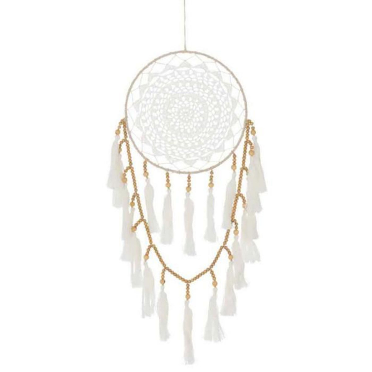 Paris Prix Attrape-Rêves Déco  Textiles  78cm Blanc