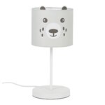Paris Prix Lampe de Chevet Enfant  Ours  36cm Gris