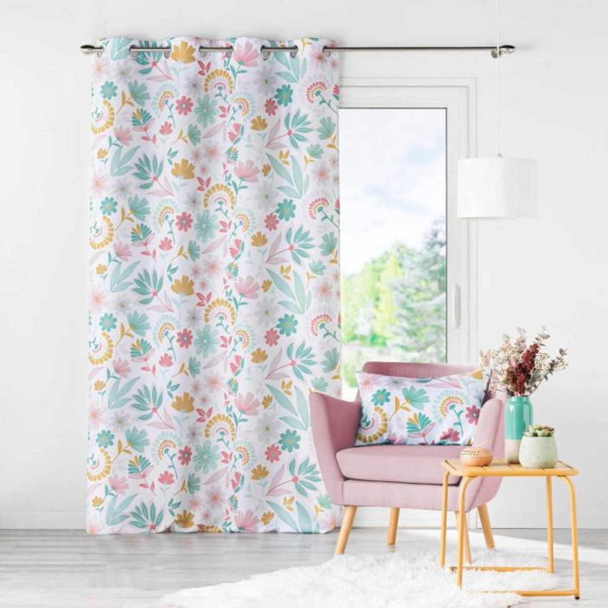 Paris Prix Rideau à Œillets Imprimé  Indiana  140x260cm Multicolore