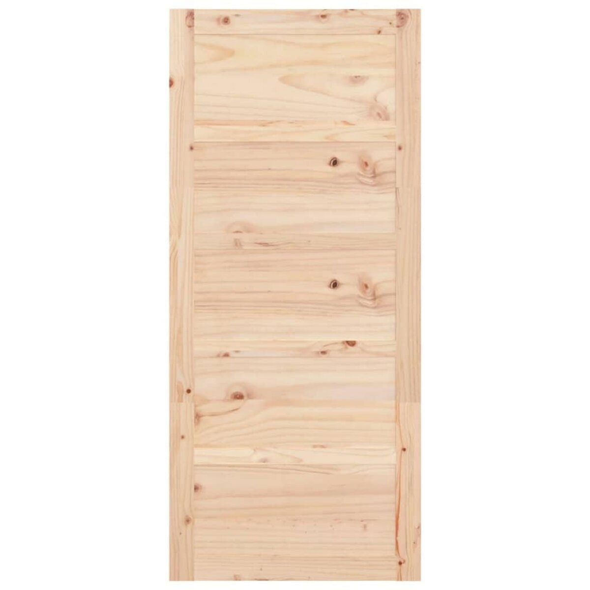 VIDAXL Porte de grange 90x1,8x204,5 cm Bois massif de pin