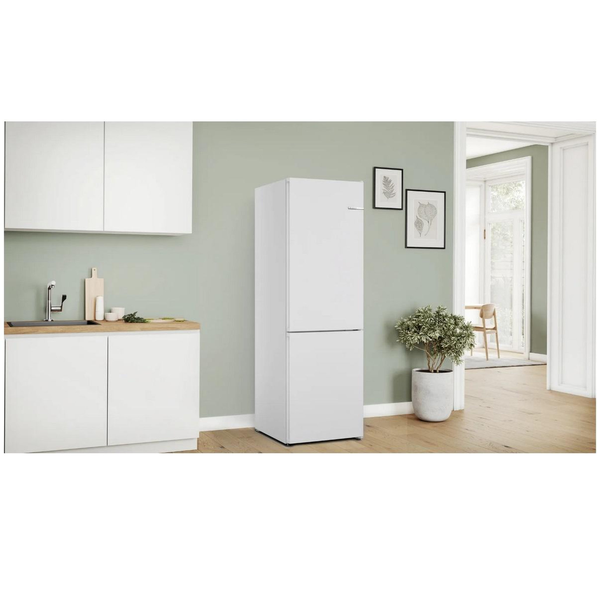 Voir la diapositive 3 : BOSCH Réfrigérateur combiné 60cm 321cm nofrost - KGN362WDF