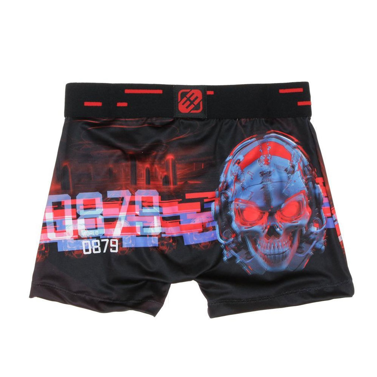 FREEGUN Boxer Noir/Rouge à Imprimés Garçon Freegun SKU