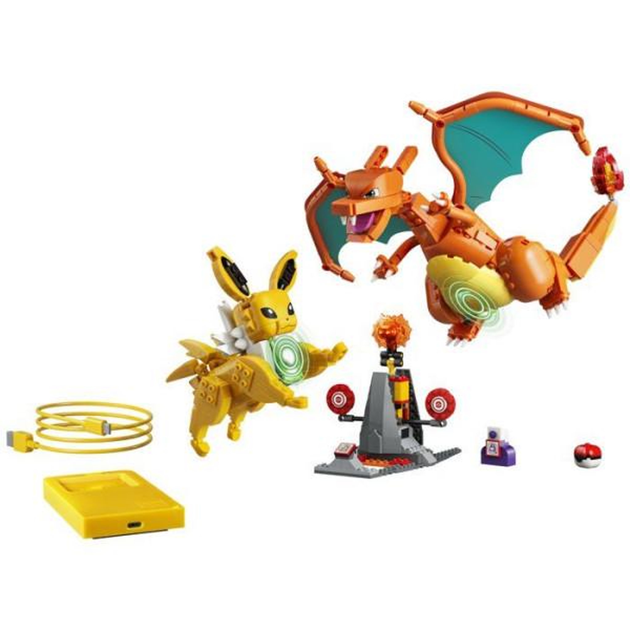 Voir la diapositive 6 : LEGO LEGO Pokémon 72167 - Set de construction Pokémon SMART Play™ - Dracaufeu et Voltali, Combat Ultime - Set Tout-en-un - Des 8