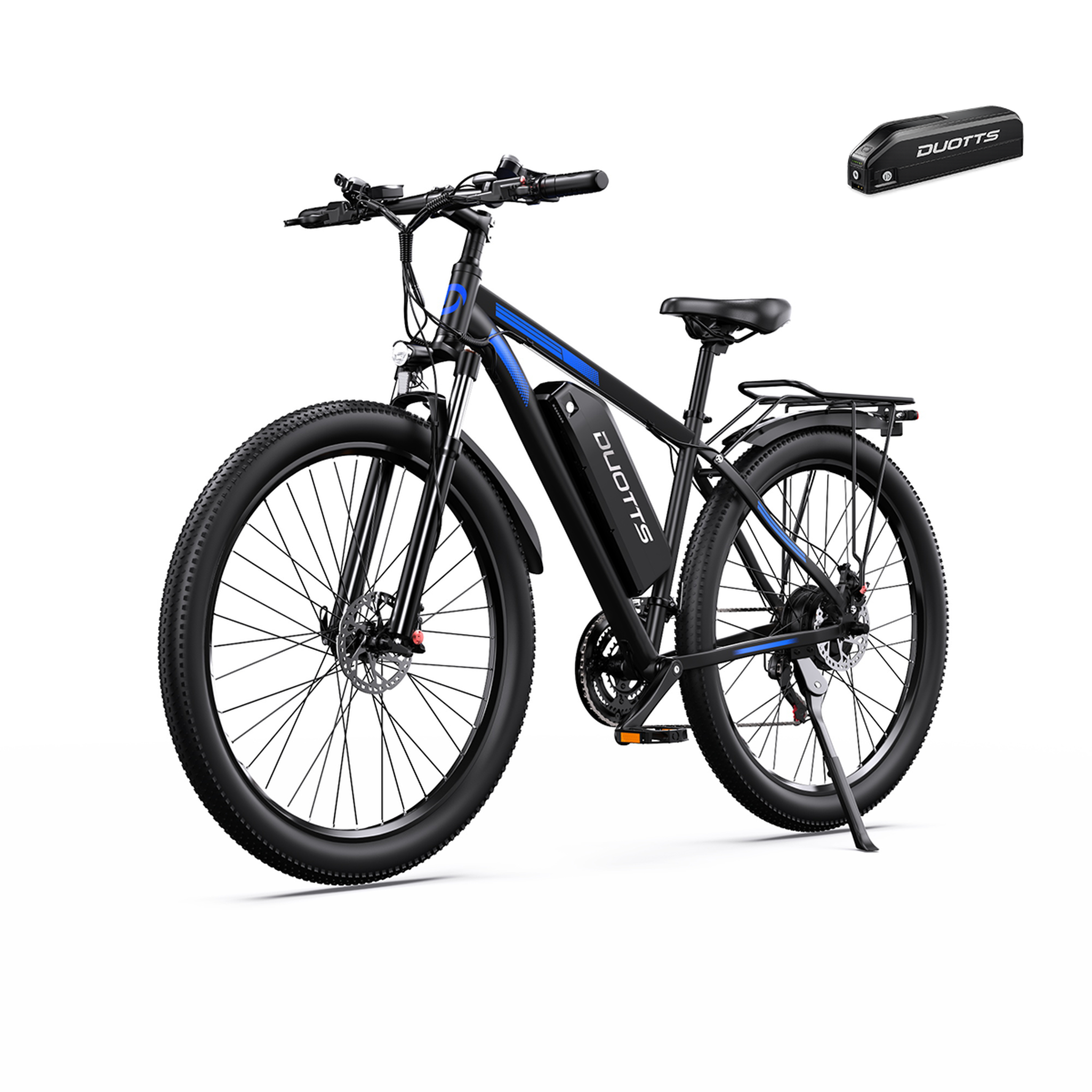 DUOTTS Vélo électrique DUOTTS C29L à double batterie, 48 V 30 Ah, 21 vitesses