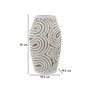 Voir la diapositive 5 : Paris Prix Vase Design en Résine  Oblix  35cm Blanc