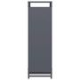 Voir la diapositive 6 : VIDAXL Portant de bois chauffage anthracite 44x28x90 cm