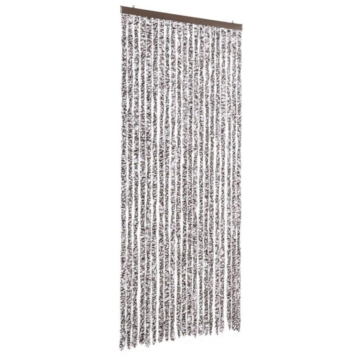 VIDAXL Moustiquaire Marron et beige 90x200 cm Chenille