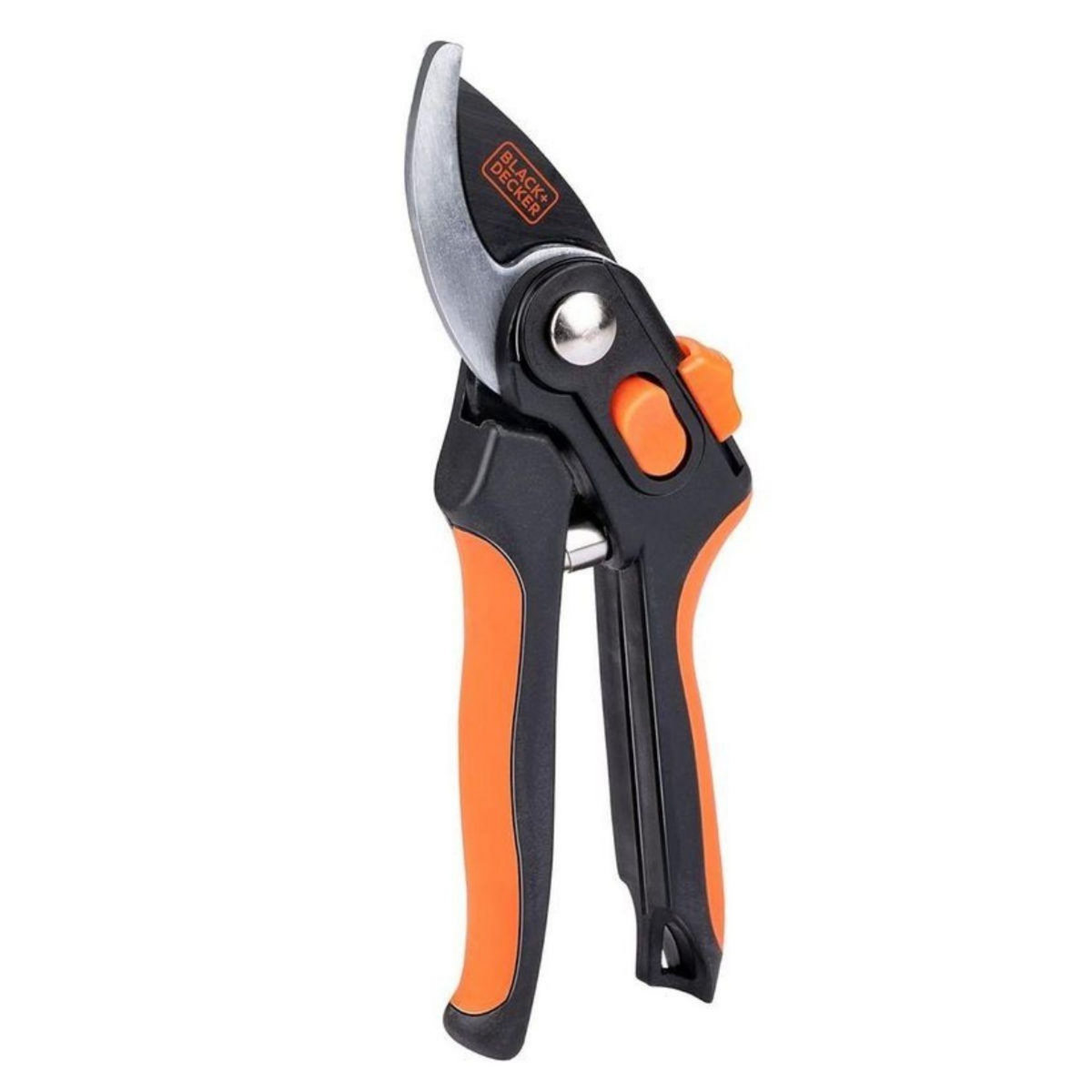 Black et Decker Sécateur de jardin 20.3cm Lame en acier trempé Coupe 13mm Cisaille de jardin Black et Decker