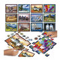 Voir la diapositive 2 : EDUCA Puzzle - EDUCA - Battle Travel - 12 puzzles - 42 pieces - Theme Voyage et cartes
