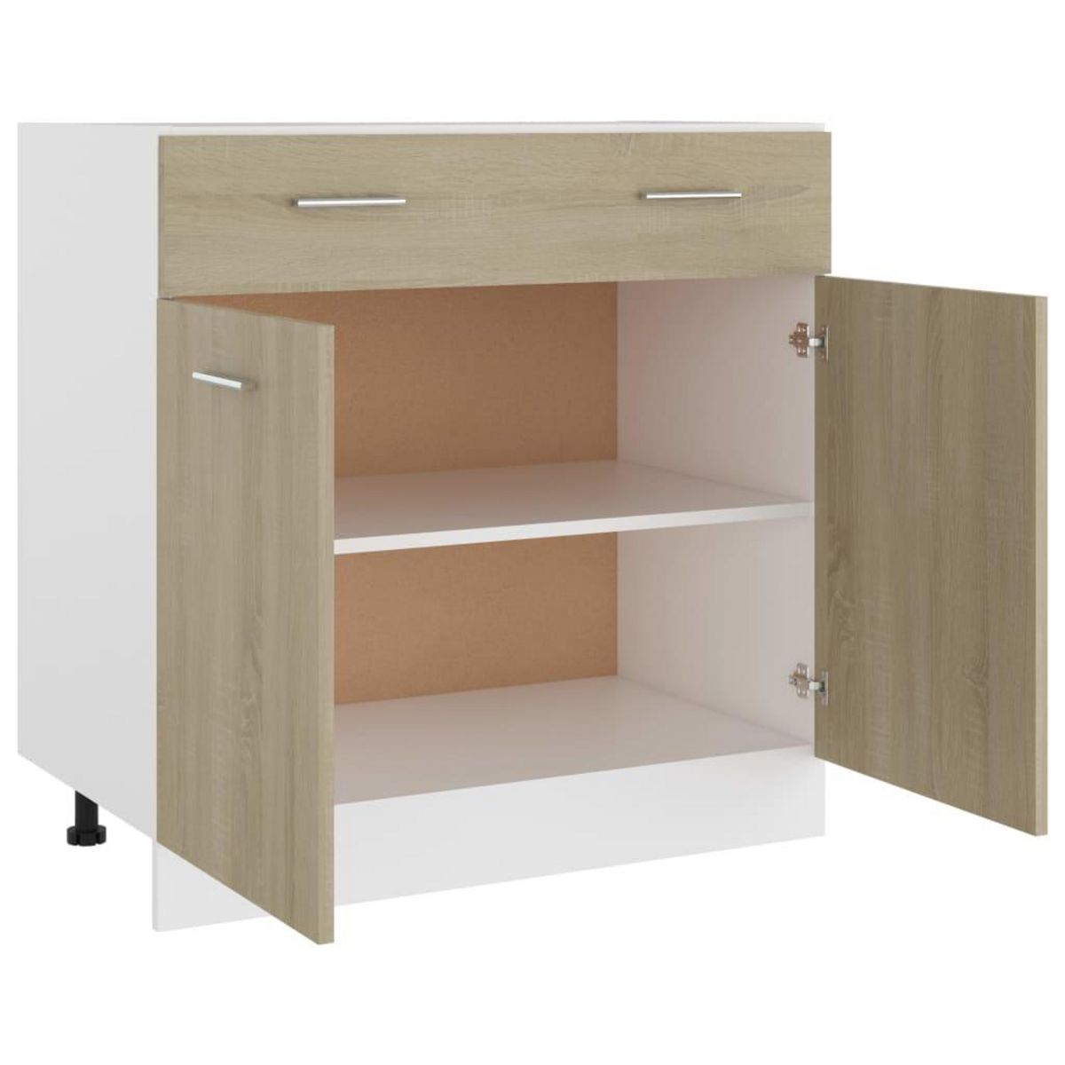 VIDAXL Armoire de plancher a tiroir Chene sonoma Bois d'ingenierie