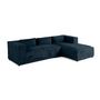 Voir la diapositive 2 : LISA DESIGN Stella - canapé d'angle droit - 4 places - en fausse fourrure
