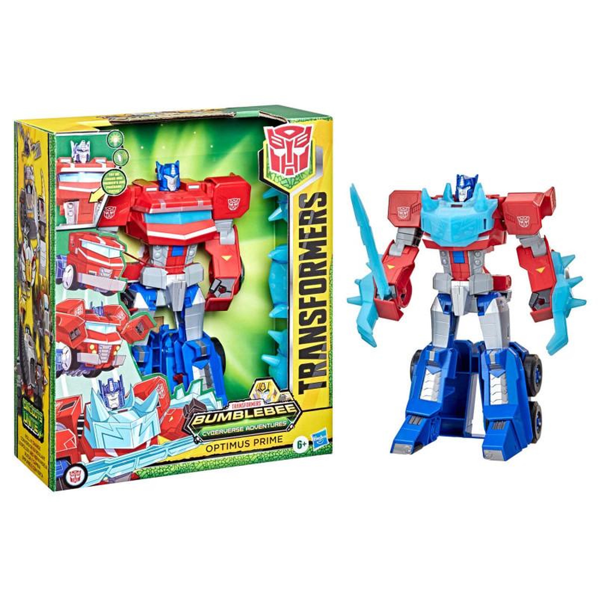 Voir la diapositive 3 : HASBRO Hasbro - Transformers Cyberverse Roll and Transform - Optimus Prime F27225L6