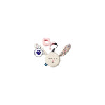 WHISBEAR Peluche interactive Whisbear Szumiący Króliś en ecru