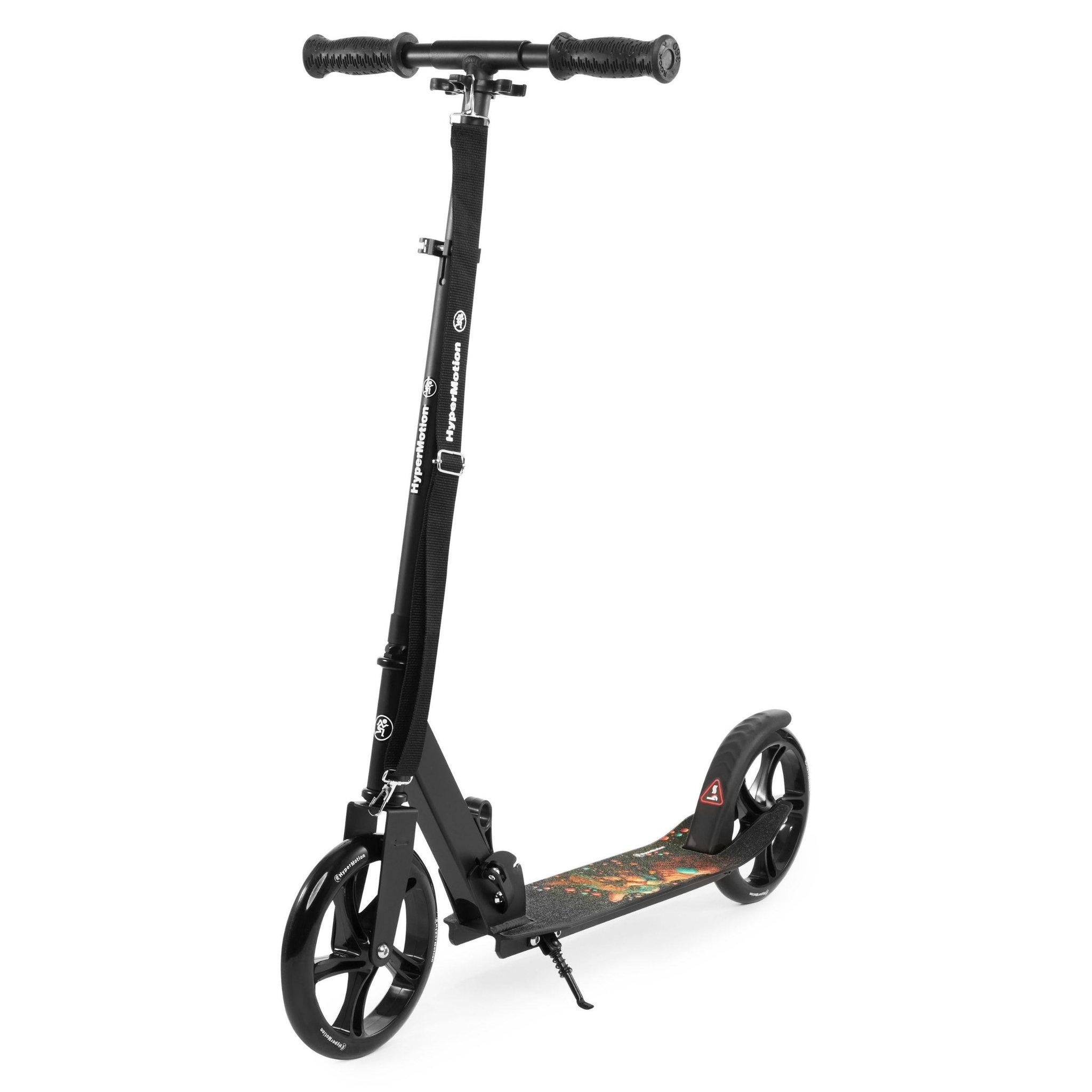 Voir la diapositive 2 : HYPERMOTION Trottinette Enfant Pliable + 7ans, 100kg - Hauteur réglable 88/93/98cm - ABEC-7 Roues 200 mm