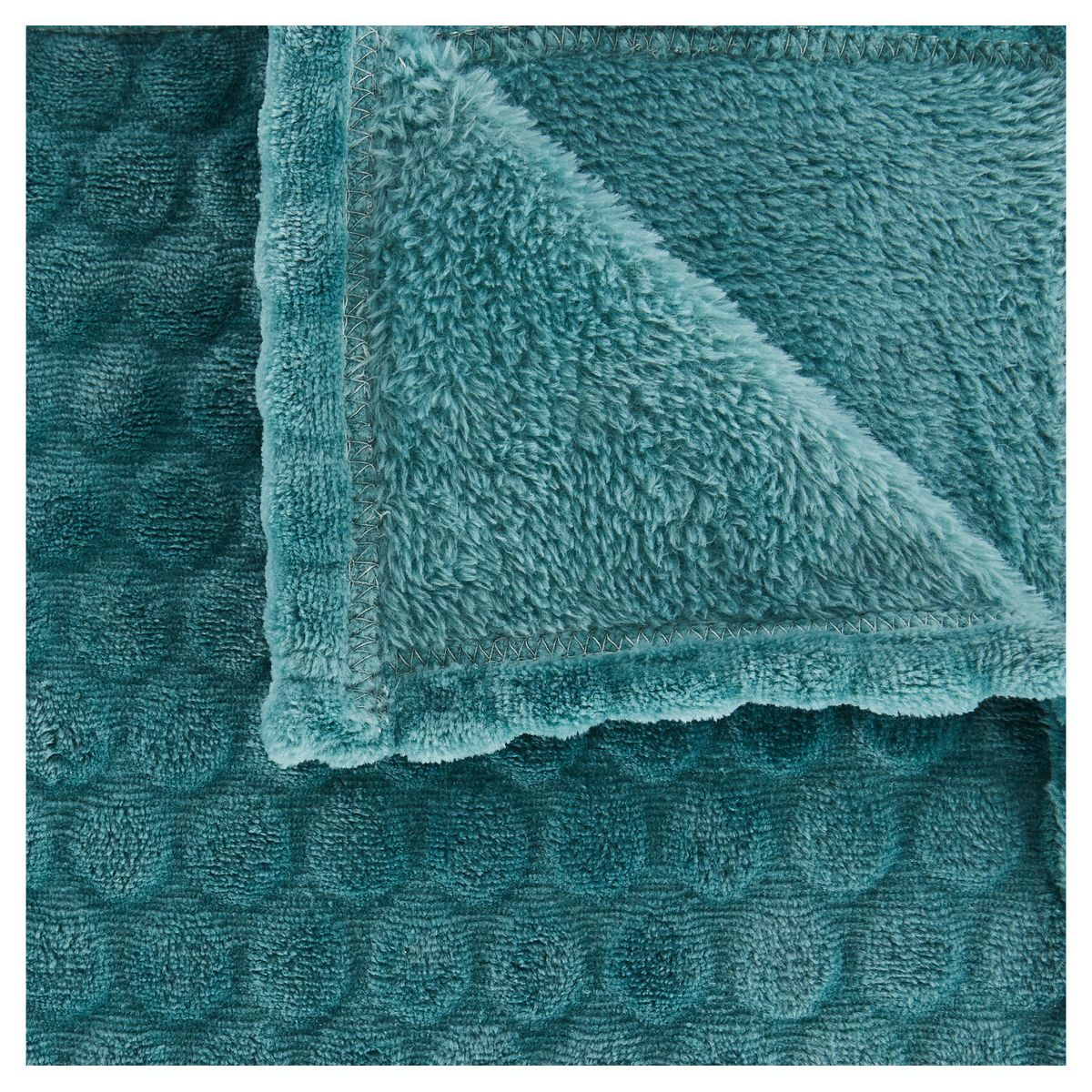 ACTUEL Plaid uni en polyester 240 gsm