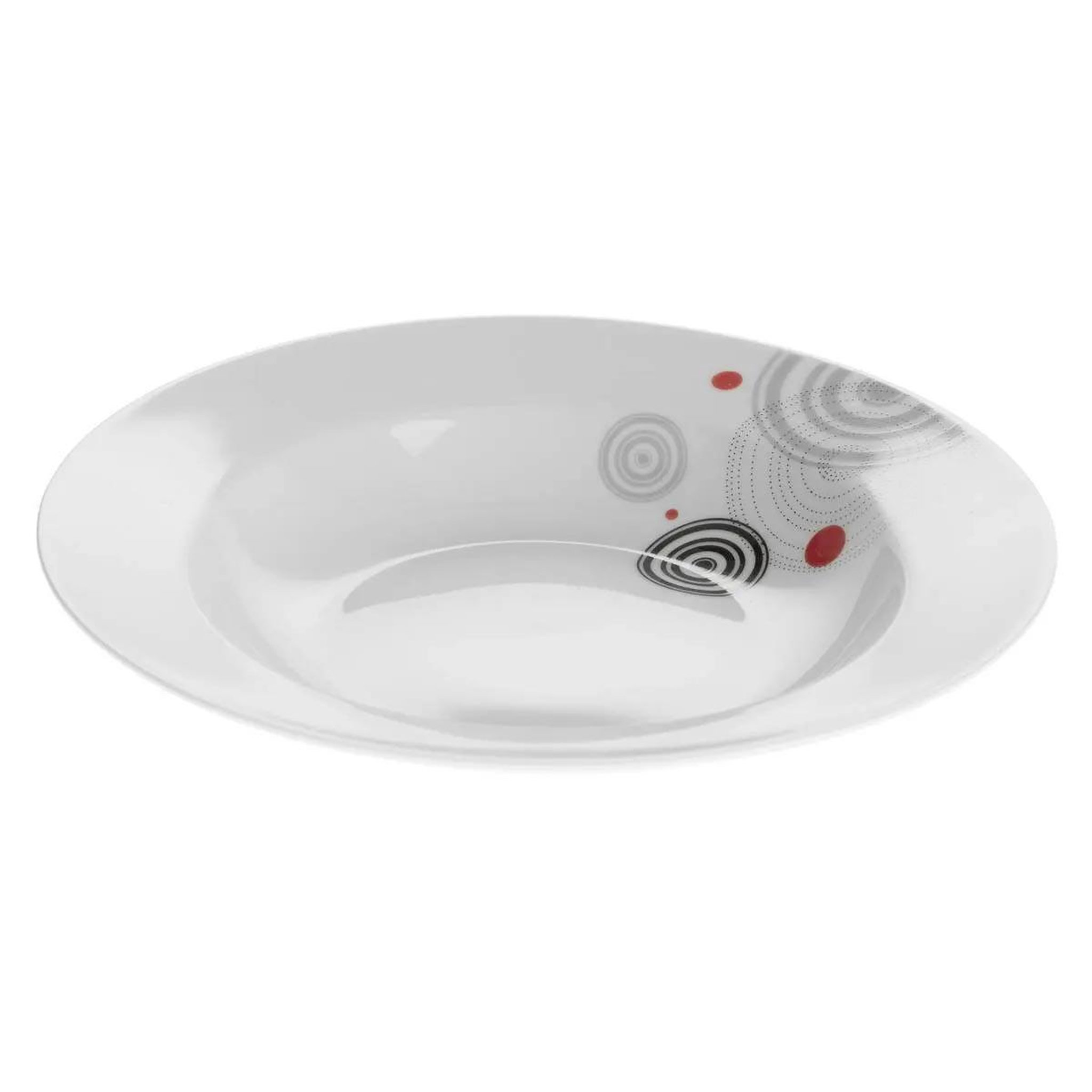 Voir la diapositive 3 : SECRET DE GOURMET Lot de 6 assiettes creuses  instant  22cm blanc