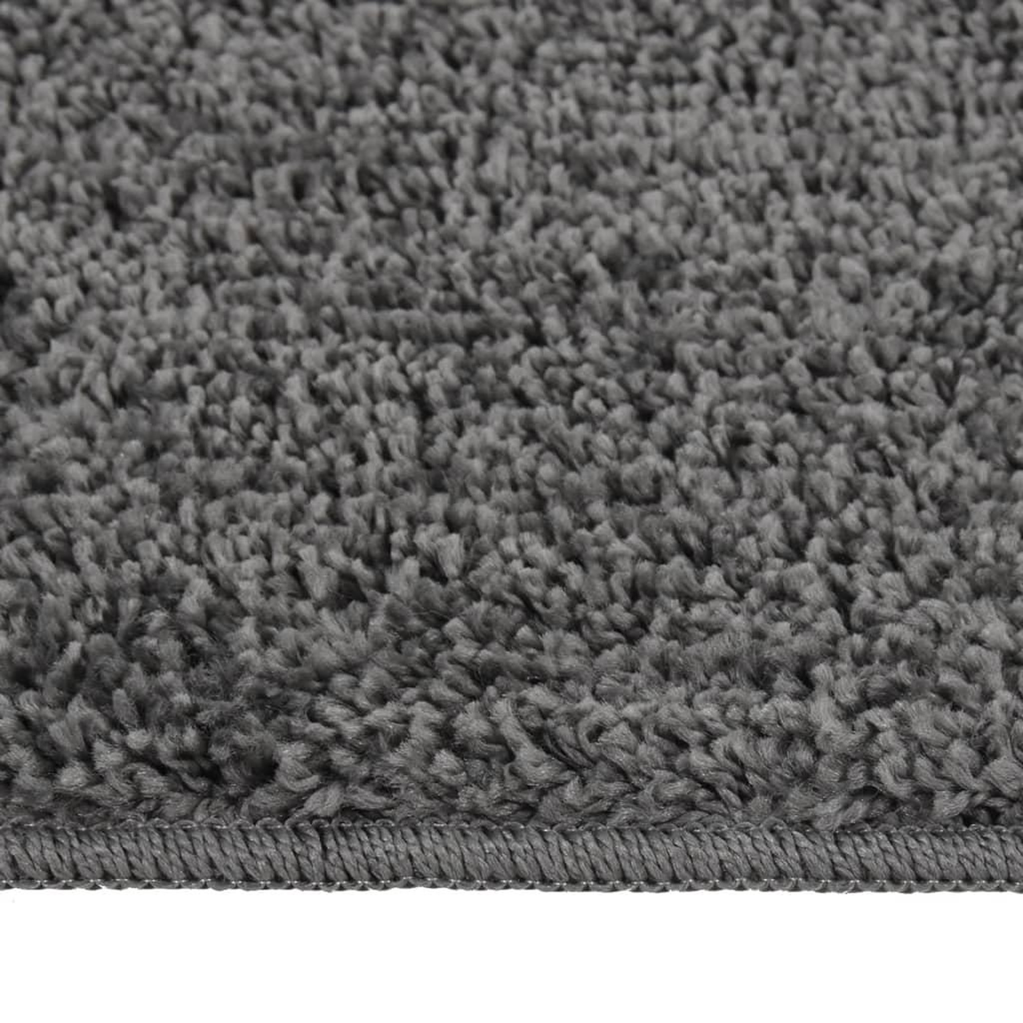 Voir la diapositive 2 : VIDAXL Tapis shaggy antiderapant Gris 140x200 cm