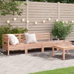 VIDAXL Canape de jardin 4 places bois massif de douglas