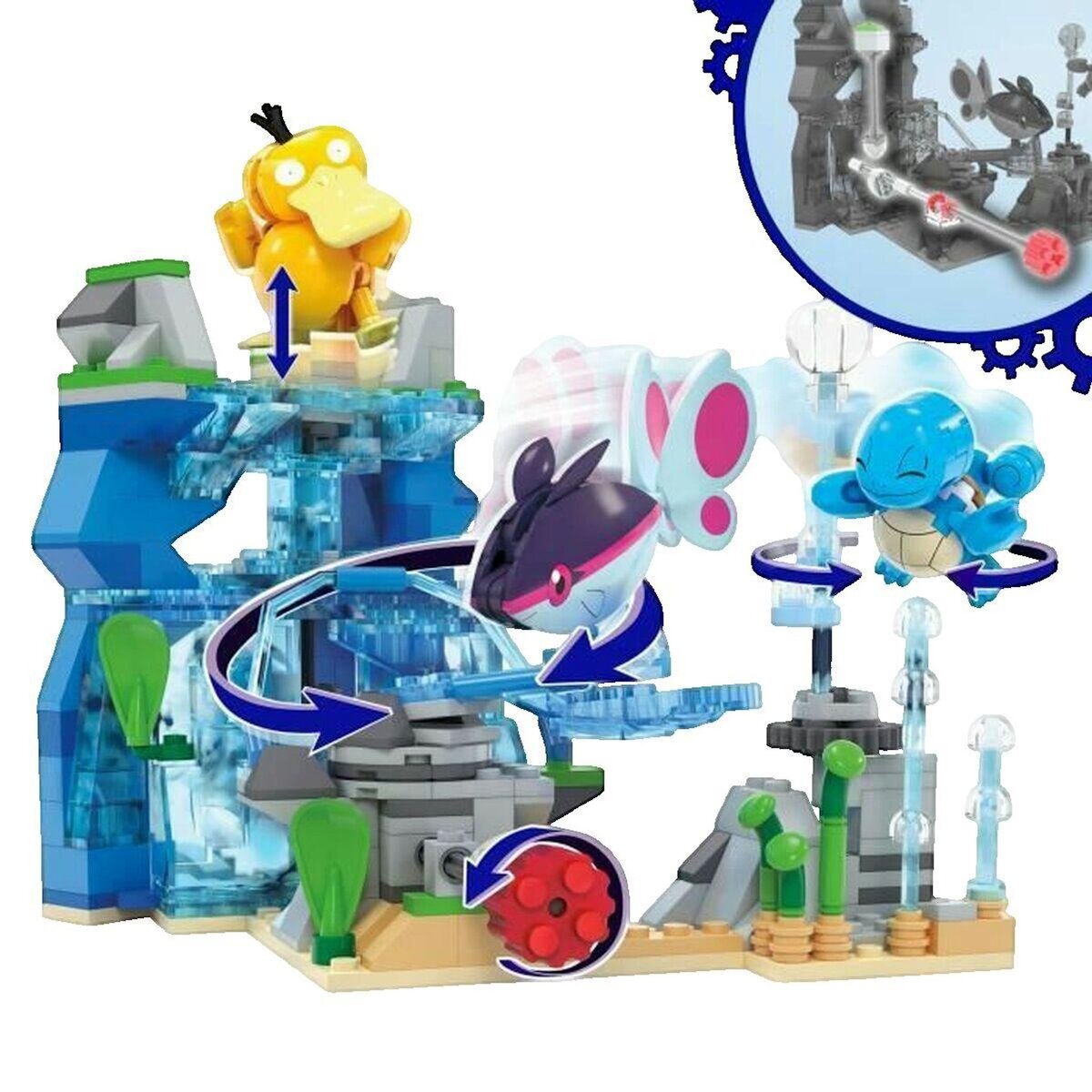 MATTEL Jeu de construction Mattel MEGA Pokémon Aventure Aquatique Bleu