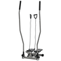 Voir la diapositive 1 : HOMCOM Stepper avec guidon extenseurs écran LCD multifonction acier ABS gris noir