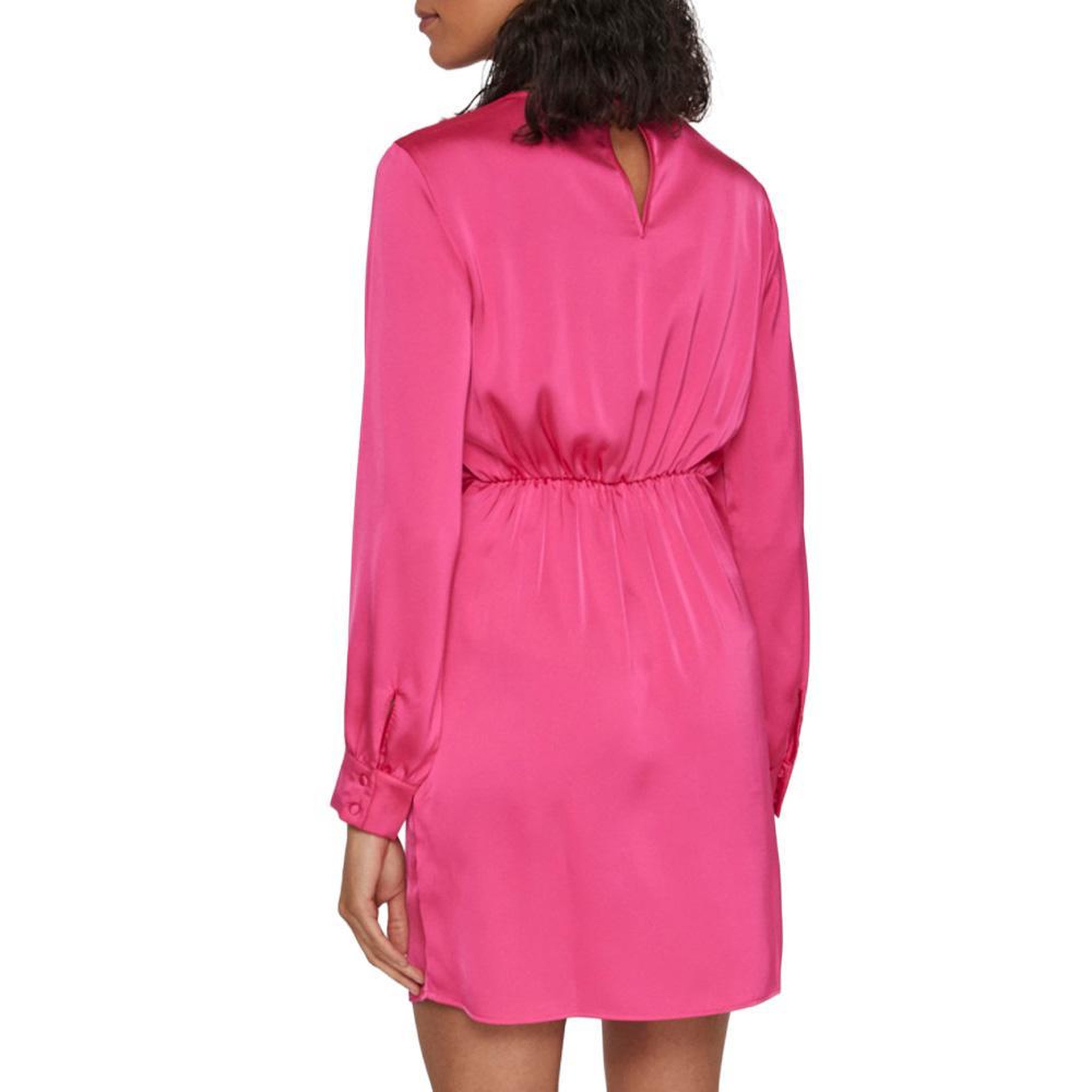 Voir la diapositive 2 : Vila Robe Rose Fuchsia Femme Vila Viannes