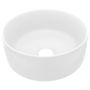 Voir la diapositive 2 : VIDAXL Lavabo rond de luxe Blanc mat 40x15 cm Ceramique