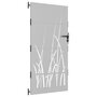 Voir la diapositive 3 : VIDAXL Portail de jardin 85x200 cm acier corten conception d'herbe