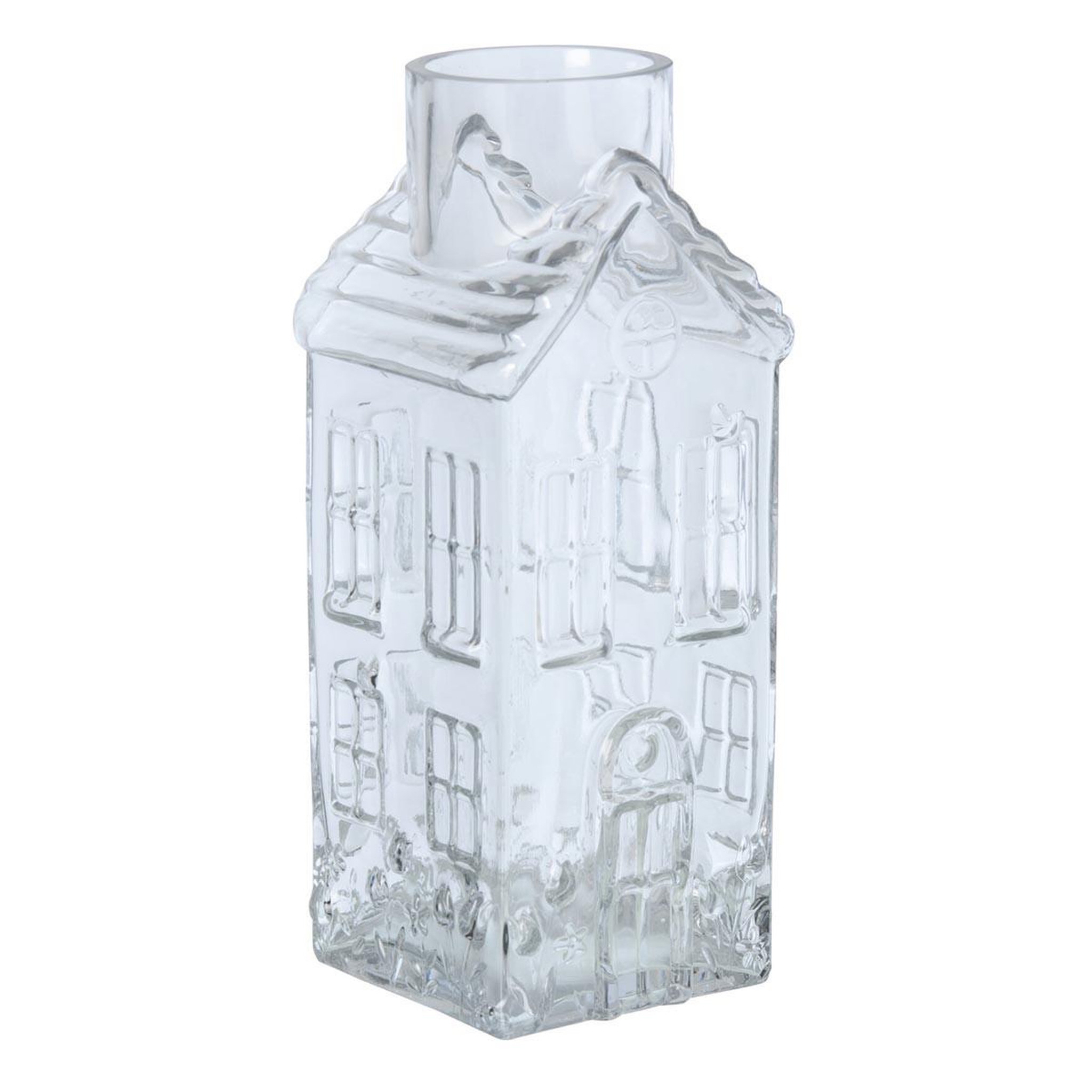 J-LINE Vase Maison en Verre  Karin  30cm Transparent