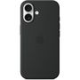 Voir la diapositive 4 : APPLE Coque iPhone 16 Silicone MagSafe Noir