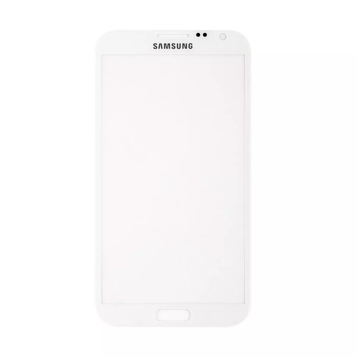 Samsung Vitre écran de façade blanche + adhésif pour Samsung Galaxy Note 2 N7100 N7105