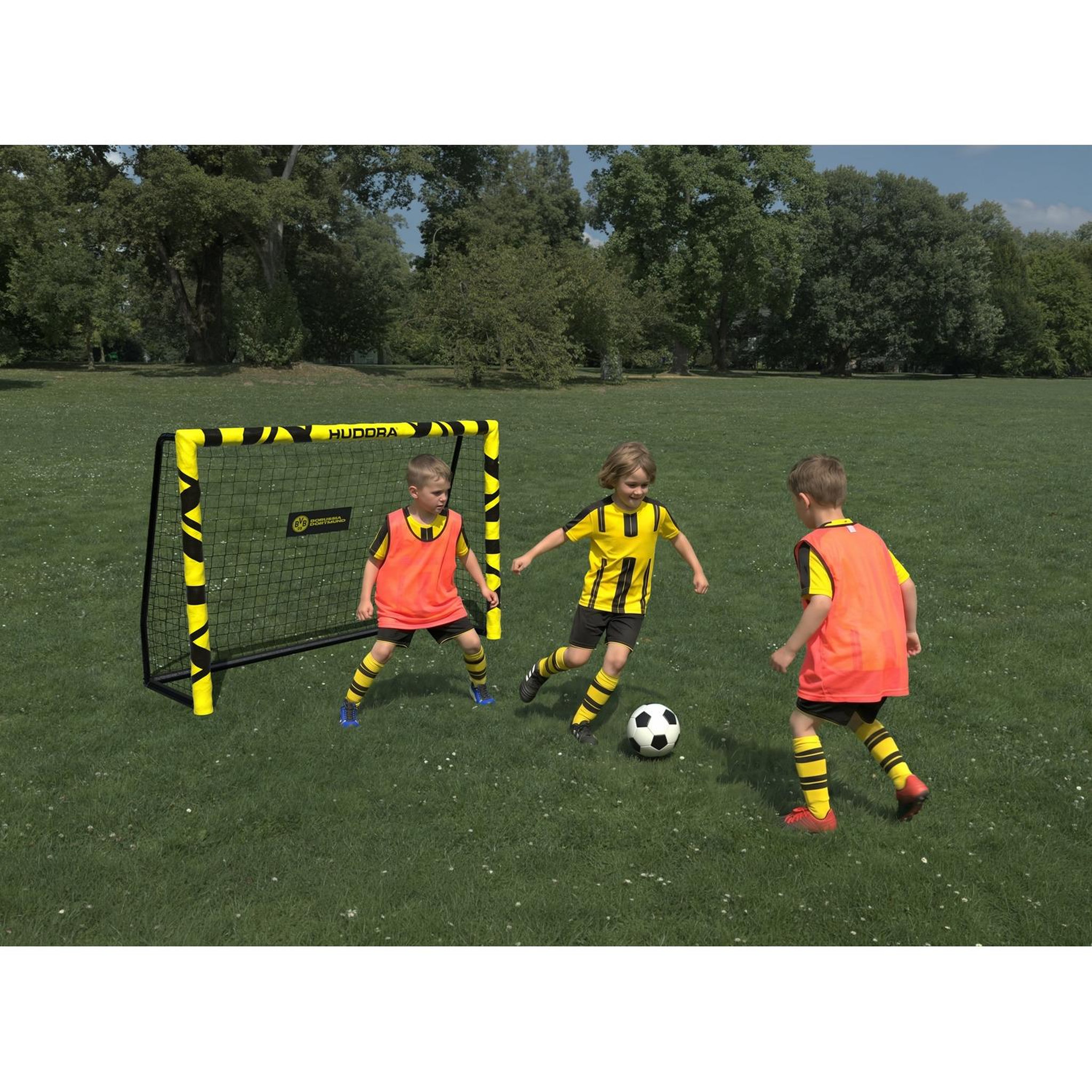 Voir la diapositive 3 : HUDORA But de football Hudora Pro Tect 180, édition BVB