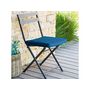 Voir la diapositive 5 : HESPERIDE Galette de chaise de jardin Bleu Indigo - 40 x 40 cm - Hespéride