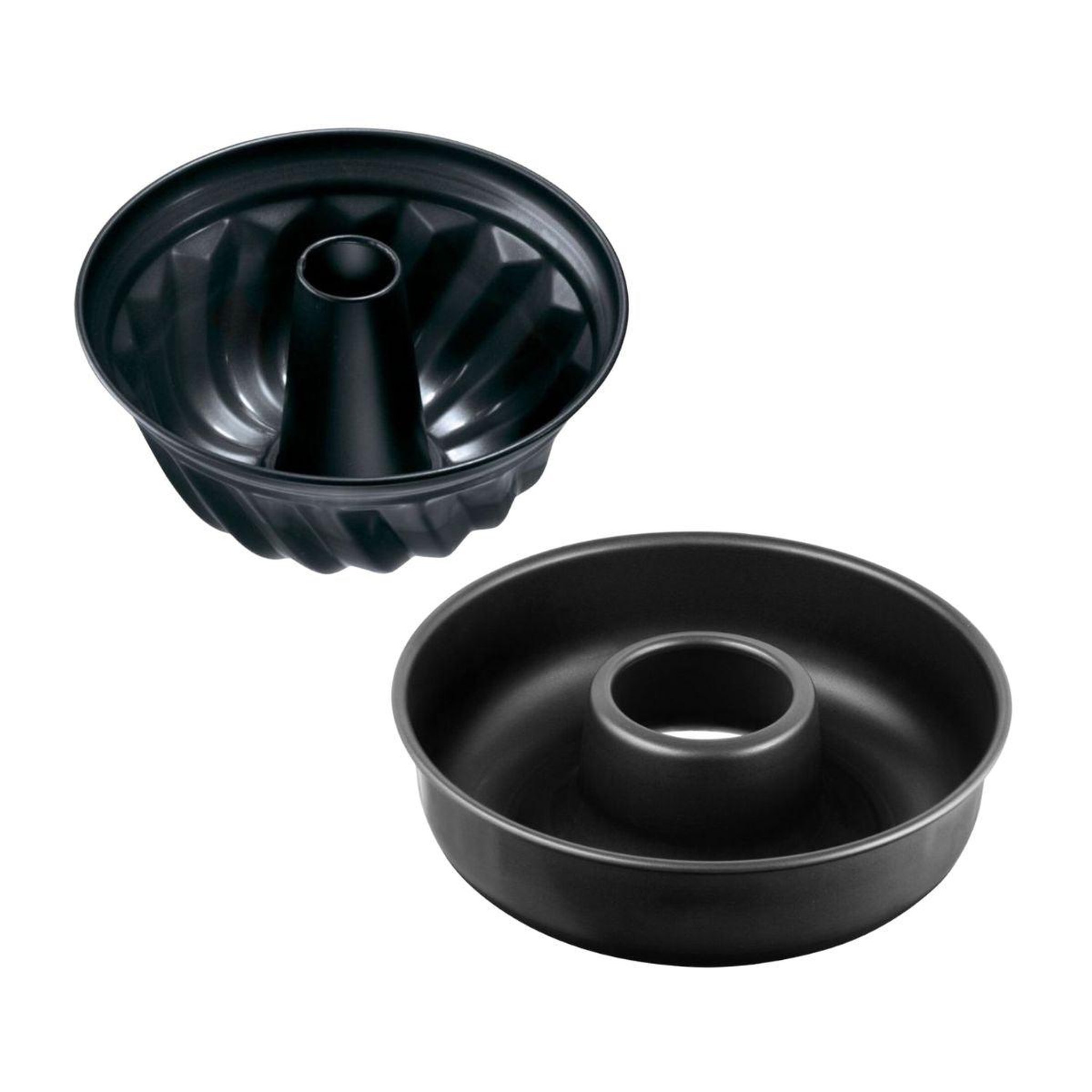 ZENKER Moule à kouglofs 25 cm et moule à savarin 28 cm zenker black metallic